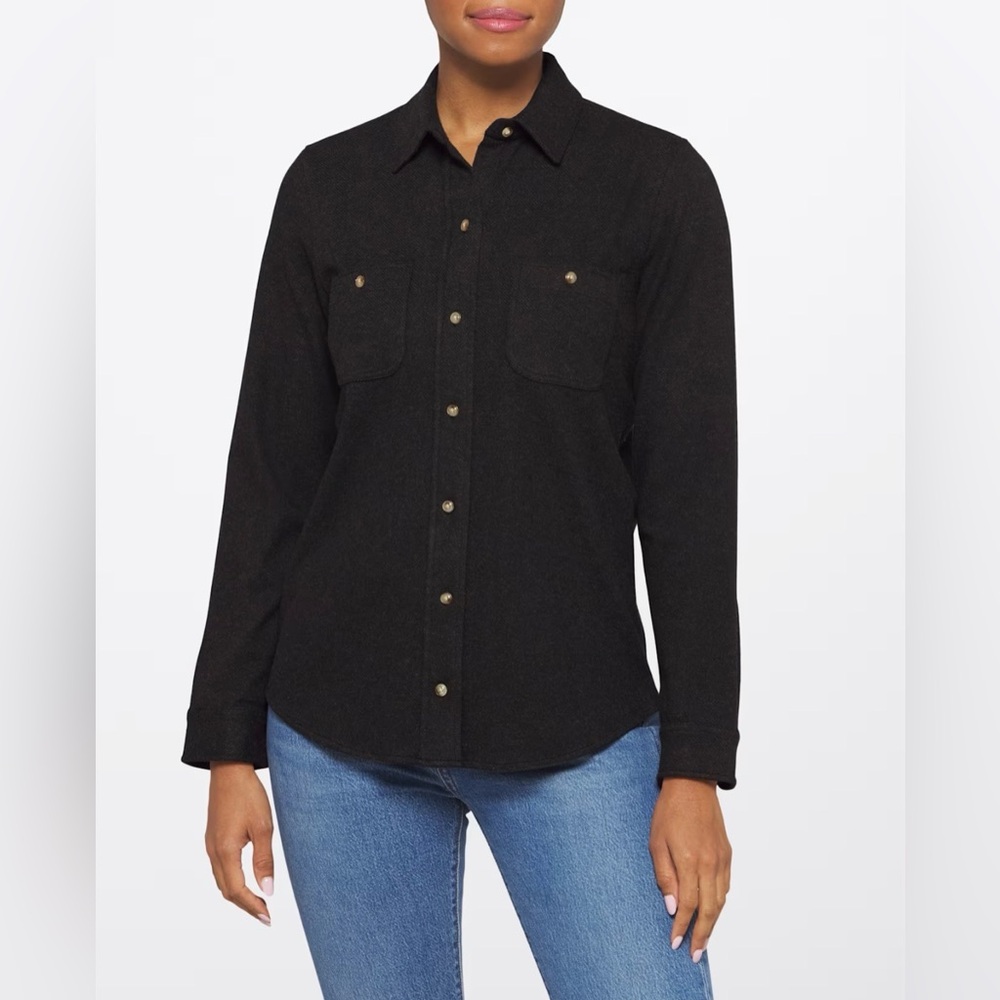 Faherty Gray Button Down Shirt - image 1